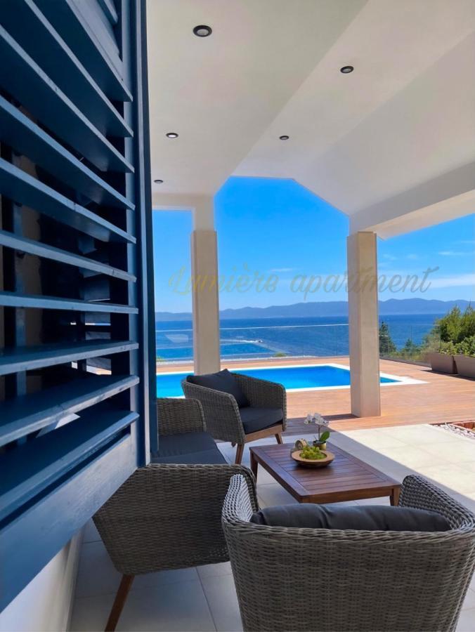 Seaview pool apartment-Lumière, Island Hvar-Gdinj Extérieur photo